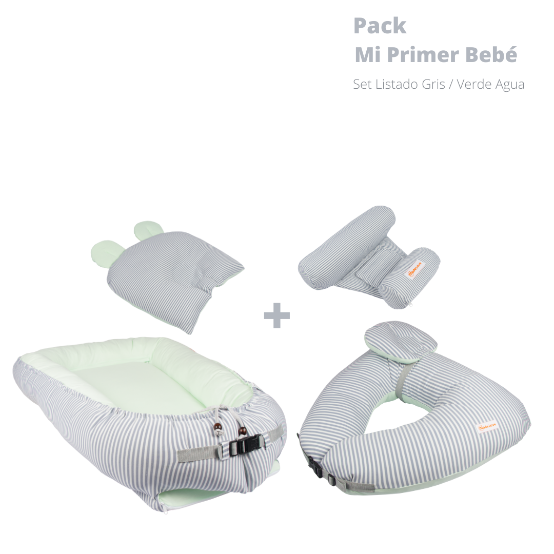 Pack Mi Primer Bebé - Nido / Baby Cavity / Posicionador -